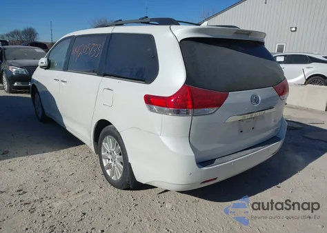2013 Toyota Sienna Limited 7 Passenger из США, поврежденный, VIN 5TDDK3DC5DS069139